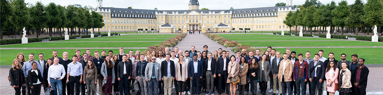 The largest HECTOR School intake in front of the Karlsruhe Palace