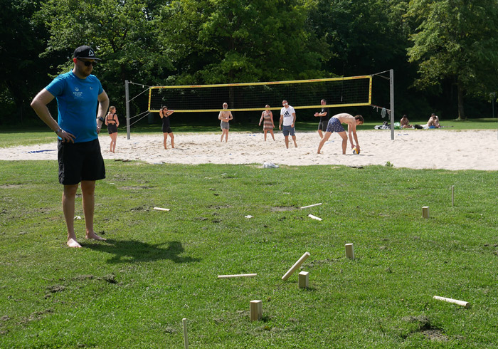 Beachvolleyball at Feringasee