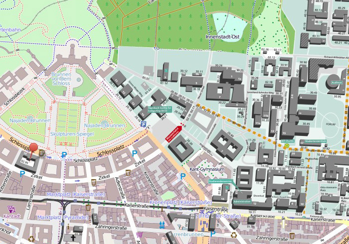 KIT Campus  Map