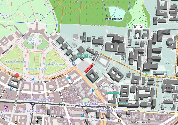 KIT Campus  Map